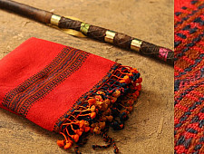 From the grasslands ❅ Woolen shawl {  द }